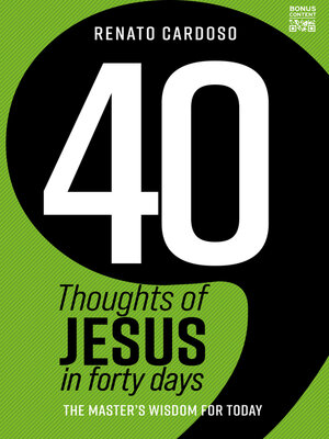 cover image of 40 Thoughts of Jesus in forty days